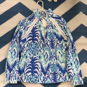 Lilly Pulitzer Pineapple Popover-EUC